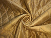 SILK DUPIONI Fabric  quilted pintuck Gold color 44" wide DUPP34A