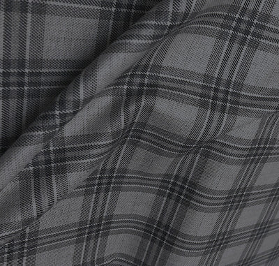 British Tweed Premium Suiting plaids Fabric 58" wide available in 3 colors ivory/slate blue/grey ,tan/rust/black and ink blue/ivory[18619/20/21]