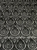 Beautiful Embroidery  LACE fabric BLACK 58" WIDE  [15038]