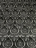 Beautiful Embroidery  LACE fabric BLACK 58" WIDE