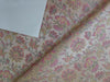 Silk Brocade fabric 44" wide available in 4 colors coral, burgundy ,green and nude BRO897