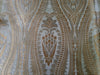 SILK BROCADE FABRIC Cream &amp; Metallic GOLD COLOR BRO240[1]