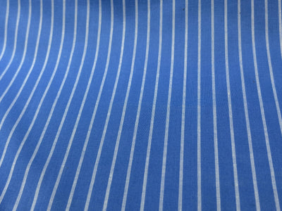 100% Cotton Poplin 58" wide stripes available in 2 colors pink and blue [17757/58]