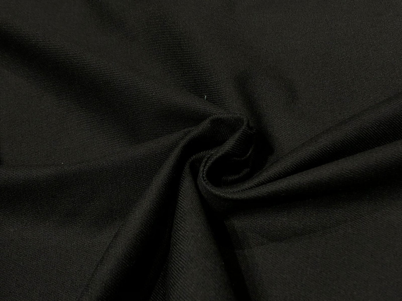 Denim Spandex Cotton with strecth Fabric 54" wide Black [18230]