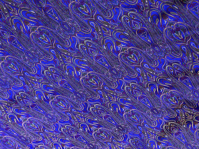 Silk Brocade fabric 44" paisley  jacquard available in 2 colors mustard ,red and green AND purple ,red and mustard BRO1049