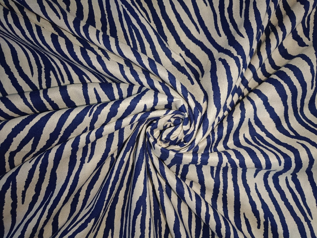 Premium Viscose Rayon Digital Zebra Print fabrics 58