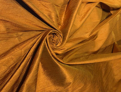 100% PURE SILK DUPIONI FABRIC MUSTARD YELLOW  54&quot; WITH SLUBS MM84[1]