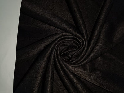 Heavy crepe lycra  Black knitted fabric
