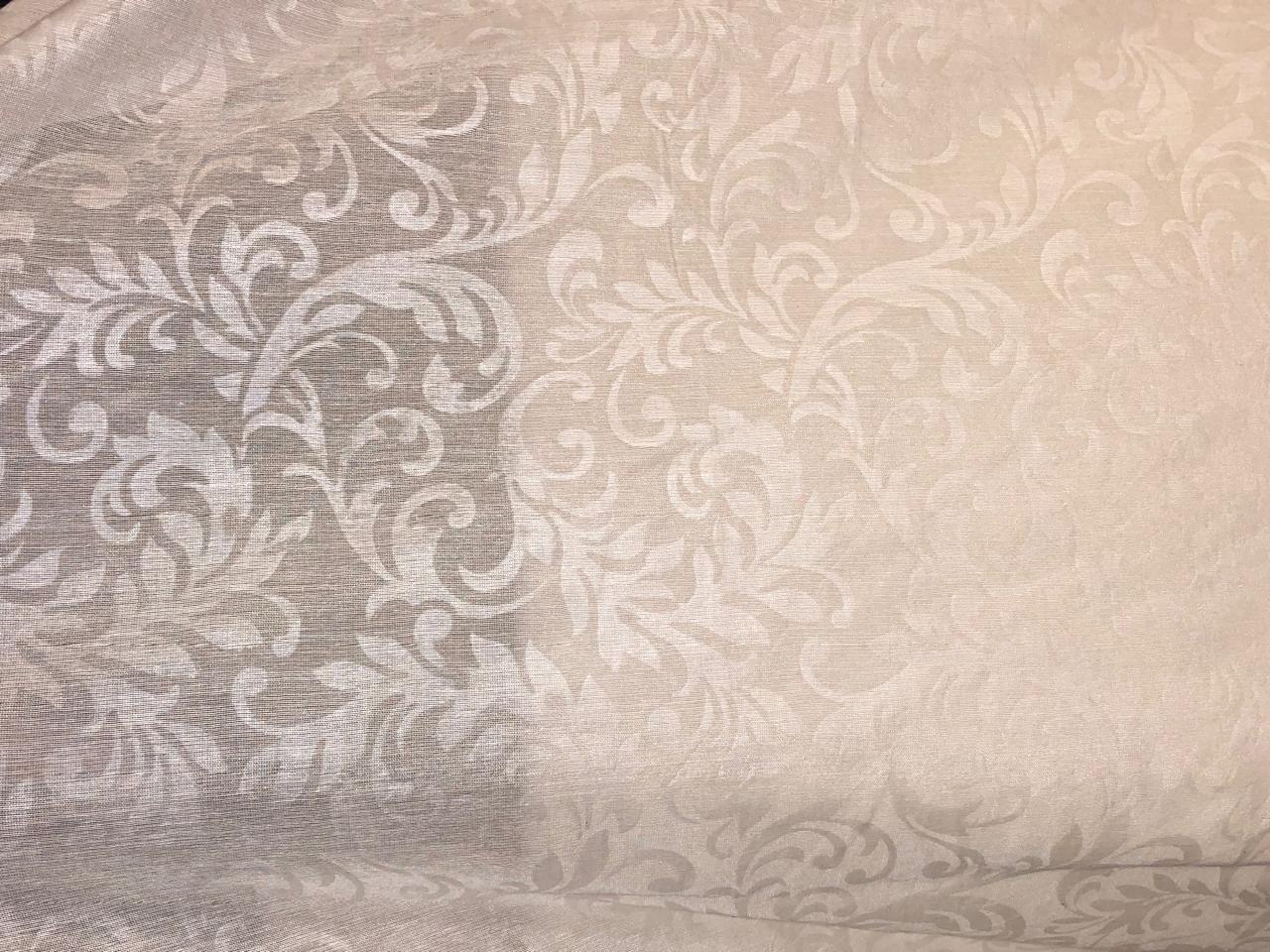 Mull  Cotton Chanderi Fabric embossed 44&quot; wide available in 2 colors black and white [18499/500]