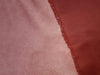 Scuba Suede Knit fabric 59&quot; wide- fashion wear rose pink and rust COLOR REVERSABLE