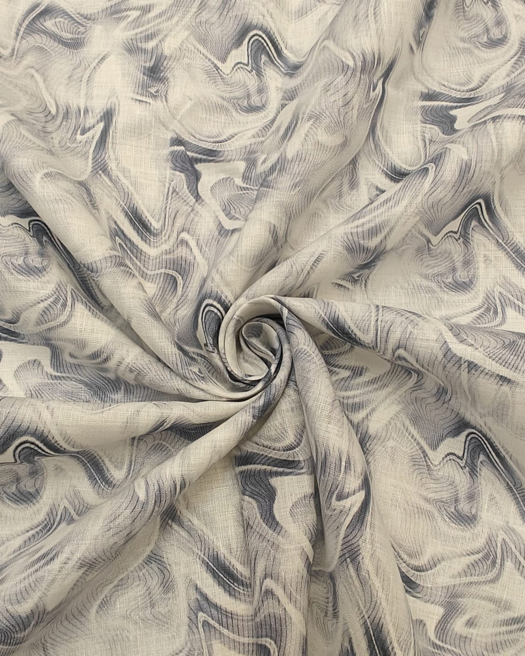 100% natural Irish linen, digitally inspired marble print shirting and dress material [20891]
