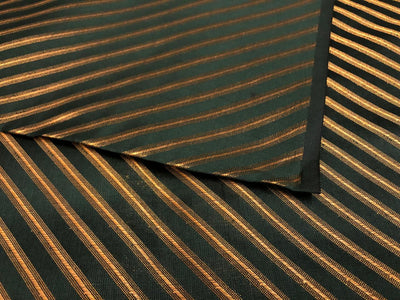 Silk Brocade fabric available in 6 colors royal blue/purple/mustard gold/red/green and gold stripe jacquard 44" WIDE BRO900[1,2.3,4.5,6]