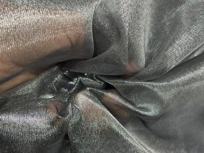 Tissue fabric 44" wide silver grey [17802]