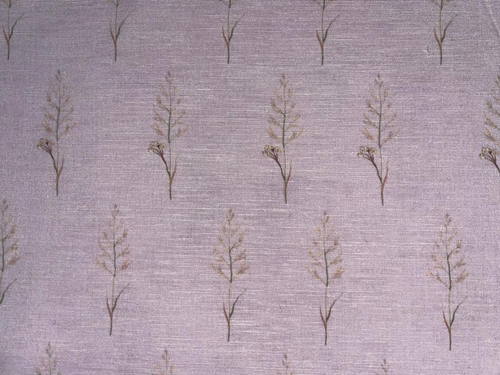 100% Linen LILAC with motif Fabric 44" wide [15420]