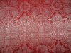 SILK BROCADE FABRIC Light Coral color 44" wide Vestment design BRO175[1]