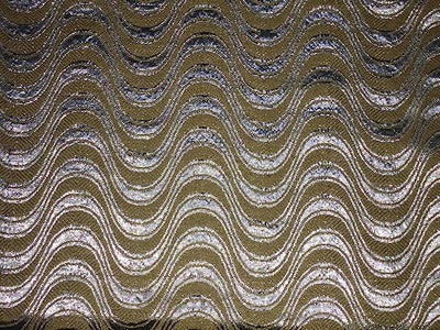 Spun Brocade Fabric Beige & Metallic Silver colour 44" wide BRO257[6]