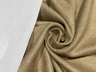 HEAVY MATKA SILK available in 2 colors BEIGE and DARK BEIGE  COLOUR FABRIC 44" wide HANDLOOM WOVEN,4 PLY MATKA