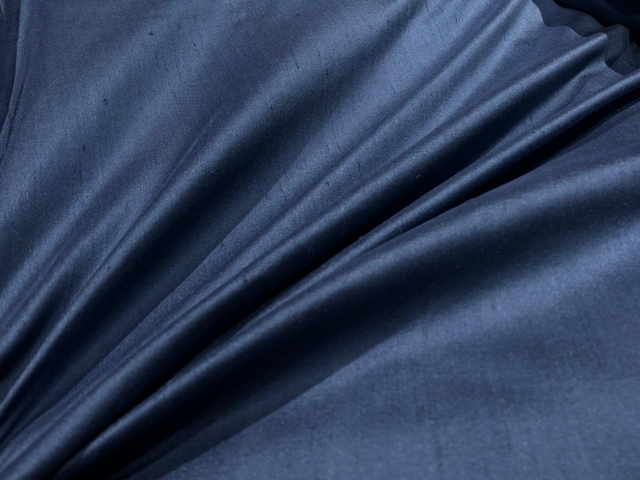 Pure SILK Dupioni FABRIC Stormy Blue color 54" WIDE DUP127[1]