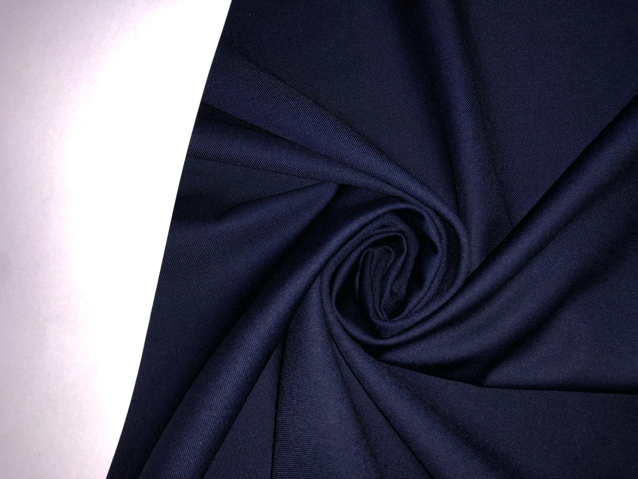 Mark & peanni Premium viscose x polyester suiting fabric 58 inches wide made in Europe available in 2 colors dark brown x black and dark navy x black