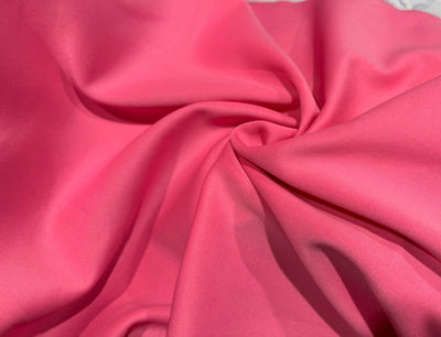 Scuba /Neoprene Lycra fashion wear BARBIE PINK and light pink 1 MM Thin Dress fabric 58" wide [17243]