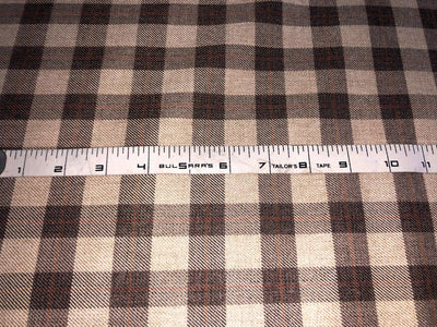 Light weight Suiting plaids TWEED Fabric 58" available in 4 COLORS BEIGE BROWN PLAIDS, CHARCOAL GREY /SILVER GREY PLAIDS/ROYAL BLUE/RED/NAVY,ROYAL BLUE/TAN [15656-15659]