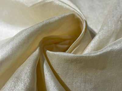 100% SILK FABRIC TUSSAR  off white 44" wide available in 50 grams and 60 grams