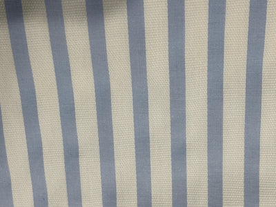 100% Cotton Poplin 58" wide blue  yarn dyed striped structured design  [17770]