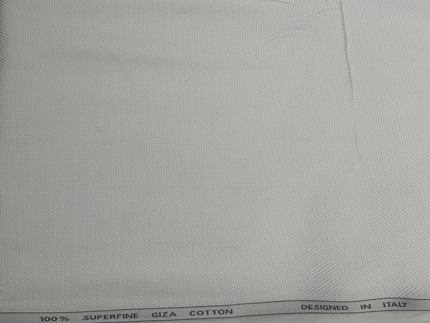 100% Superfine Giza Cotton Italian  MONTI Shirting ,Pre Shrunk dobby 58" wide available in 2 colors white and powder blue [17782/83]