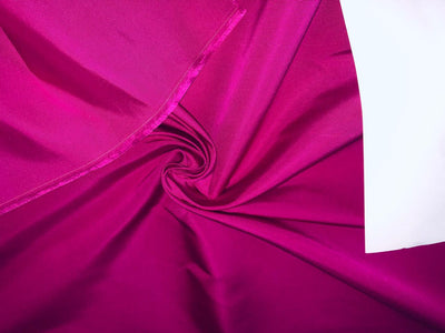 Silk TAFETTA fabric  SELF RIBBED available in 2 colors intense hot pink and red  54" wide [TAF341/342ROLL]]