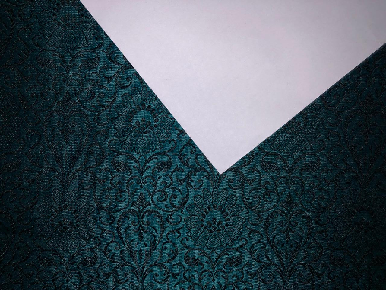 BROCADE MAROON X BLACK COLOUR 44" wide available in 4 colors red,purple,green and blue BRO327[1/2/3/4]