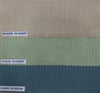 HEMP/COTTON  16S X 16S/ 55-45 GSM fabric 100" wide available in 3 colors beige/blue ,green/mint
