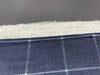 100% Cotton Denim Plaids Fabric 58" wide available in  [ NAVY PLAIDS / /CREAM PLAIDS/] [15067/69/15348/49]