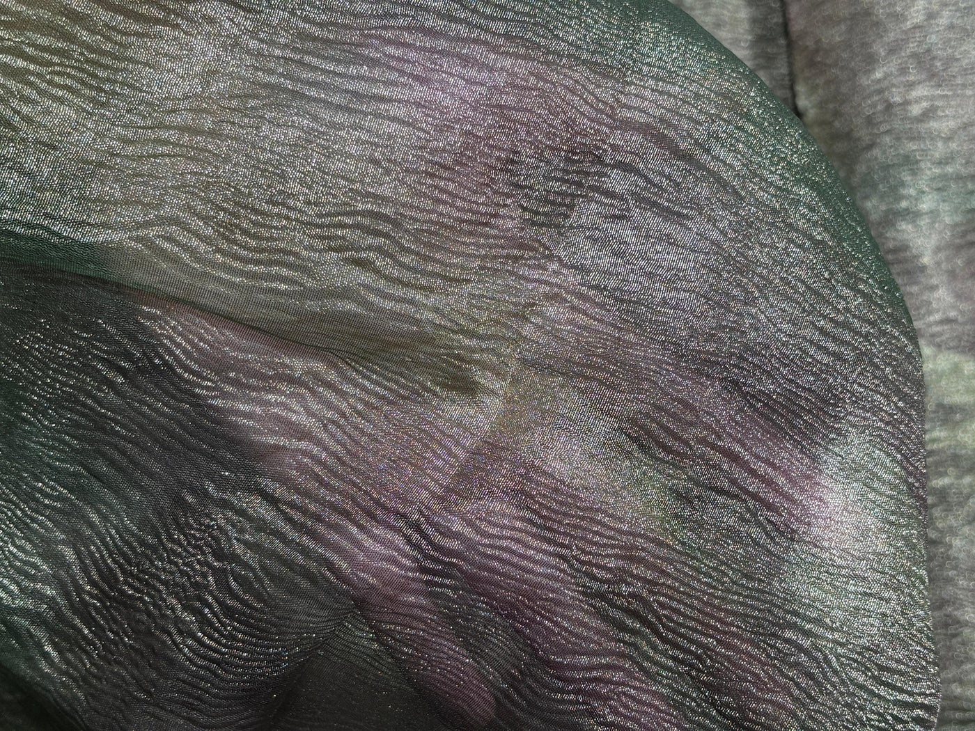 Tissue Crushed shaded ,shades of green pink and gold [17801]