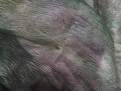 Tissue Crushed shaded ,shades of green pink and gold [17801]