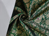 Silk Brocade fabric 44" wide BRO884 available in 4 colors [RED GREEN ORANGE X PINK ORANGE]