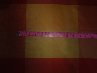 SILK Dupioni Multi Color plaids Fabric DUP#C93[1]
