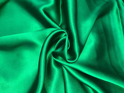 100% Pure Silk 100 grams satin 44"wide fabric available in 3 colors green, dark brown and light brown