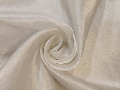 Silk Sheer  Glitter metallic tissue fabric available in two colors silver and gold