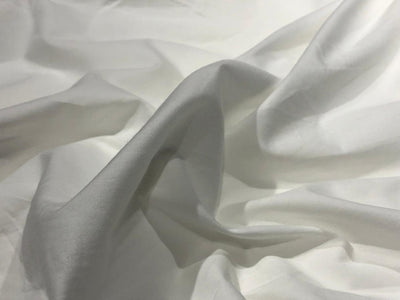 White Supima cotton fabric 147 cms wide  in natural white  color [17739]