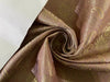 Silk Brocade fabric available in four colors Pink /Peach/lilac X metallic gold color 44" wide BRO887
