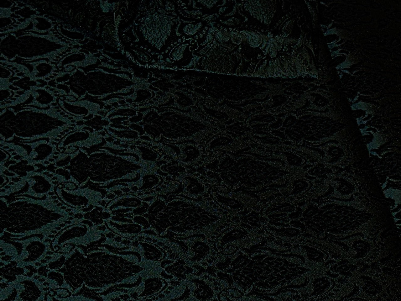 Silk Brocade fabric 44"self  floral  jacquard  available in 3 colors burgandy ,deep blue almost black and dark green BRO1065