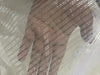 100% SILK ORGANZA BANANA STRIPES SEMI SHEER 44" WIDE [15529/15530]available in both gold as well as silver stripe
