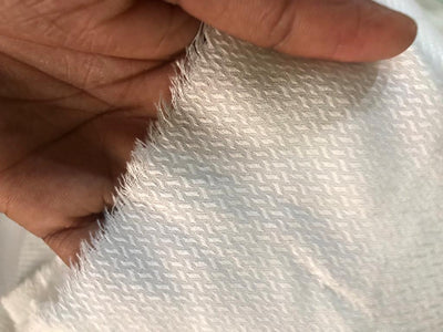 100% NATURAL sugarcane/ banana FIBRE fabric White color 58" wide dyeable [15710-15713]