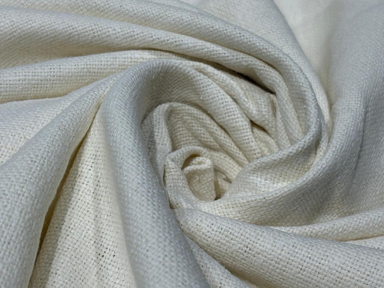 100% Silk Matka ivory colour 44" wide [17786] dyeable