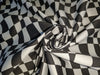 100% Cotton Twill fabric Black and White Plaids 58" wide