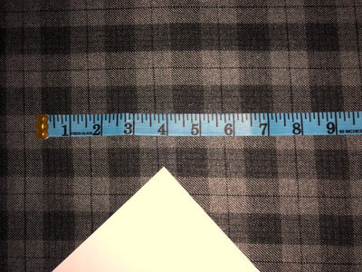 Tweed Suiting Heavy weight premium Fabric Plaids 58" wide available in 4 styles GREY/ BLACK/ GREEN PLAIDS LIGHT BROWN / DARK BROWN/ BLACK PLAIDS BLACK AND GREY PLAIDS CHARCOAL GREY/BLACK/BROWN PLAIDS[15692-15695]