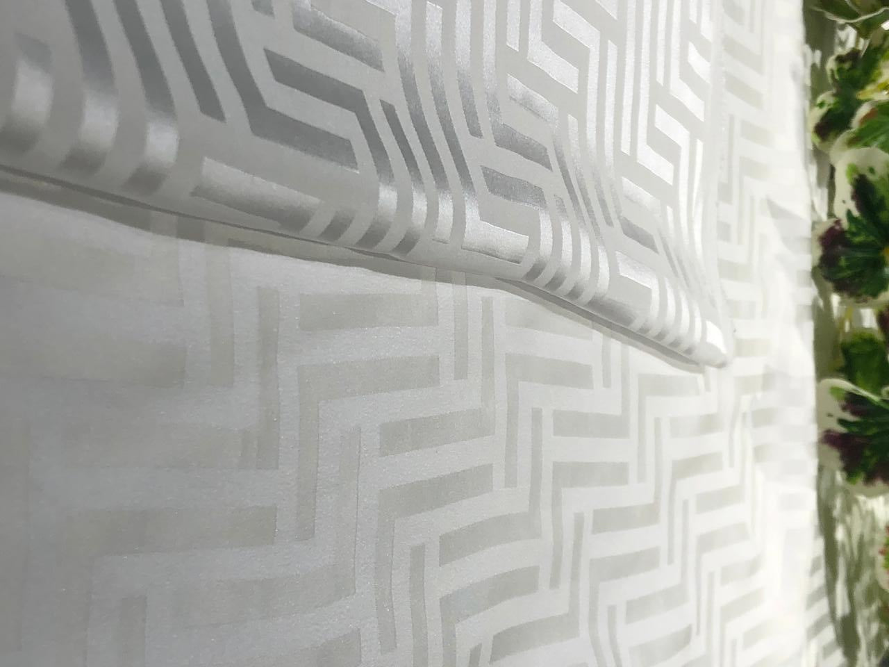 Silk  Satin JACQUARD IVORY WHITE 44" wide available in abstract,floral,roses,waves and triangles jacquard  designs