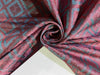 Silk Brocade Fabric Iridescent Blue & Pink 44" wide BRO234[3]