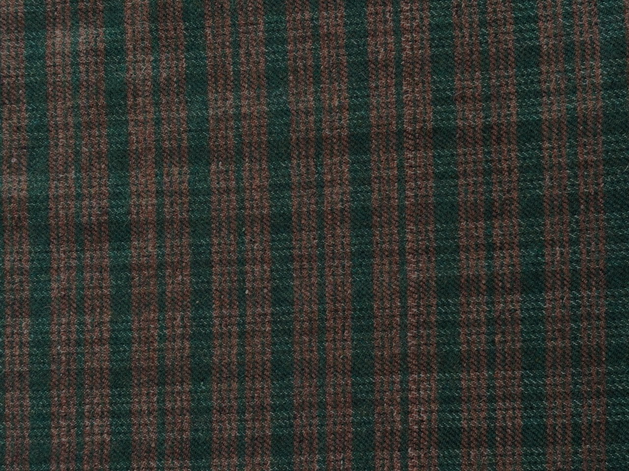 Tweed Premium Suiting Wool Blended plaids in green and  mustard tan Fabric 58" wide [18280]