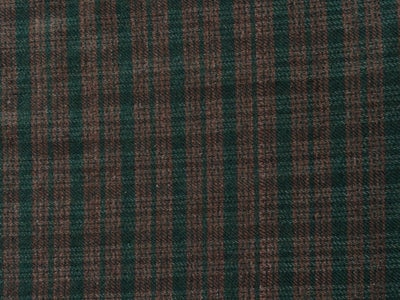 Tweed Premium Suiting Wool Blended plaids in green and  mustard tan Fabric 58" wide [18280]